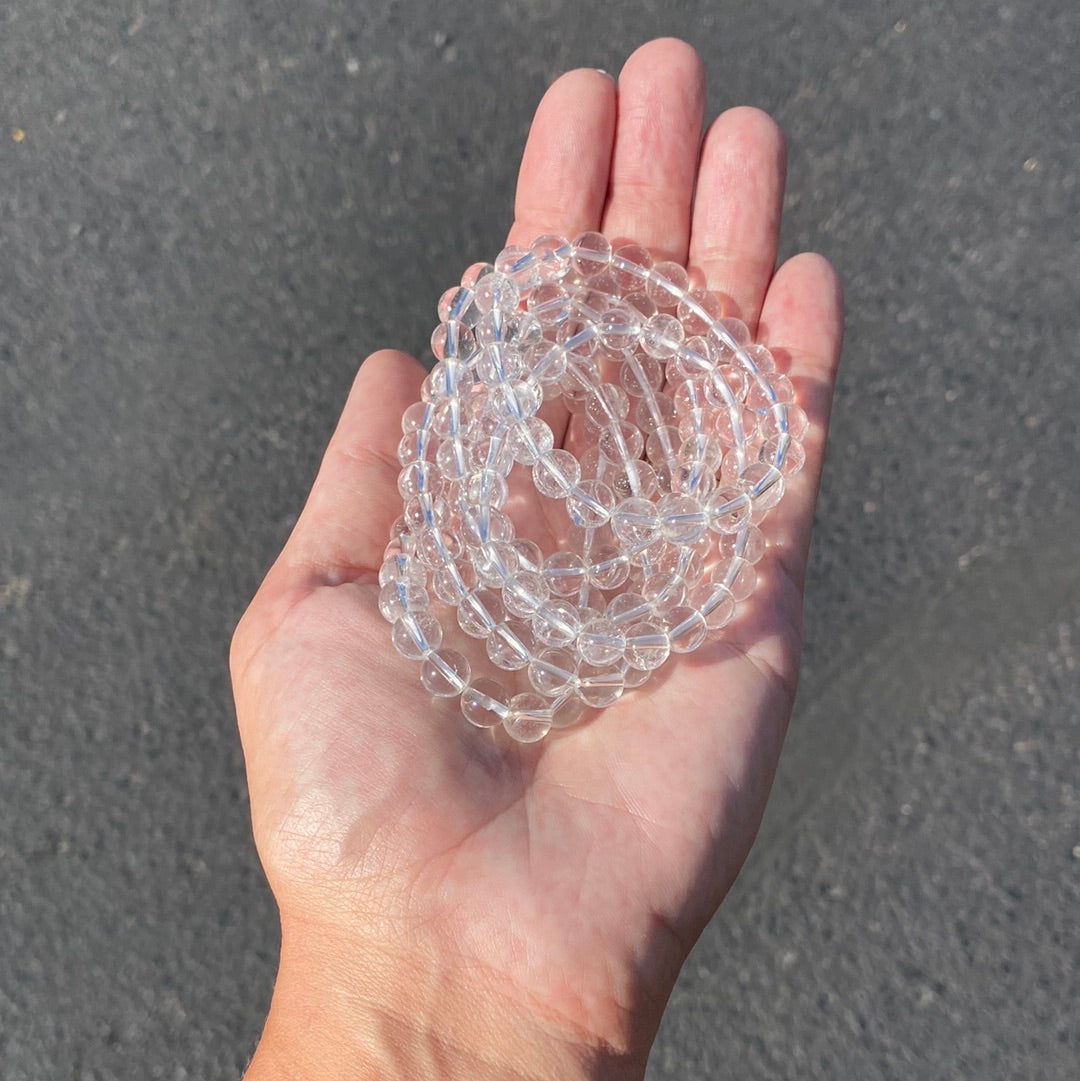 Clear Quartz 8mm Bracelet