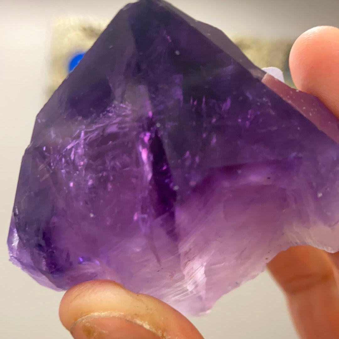 AAA Rough Amethyst Single Terminated Crystal (Item 1)