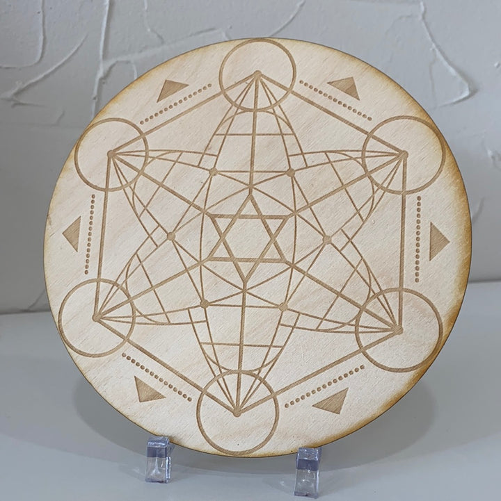 Hexagon Star Crystal Grid 6”